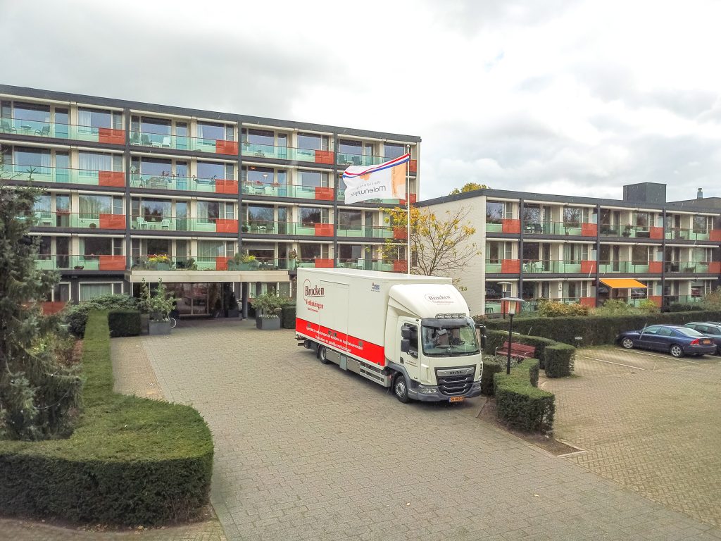 vrachtwagen van Brocken verhuizingen